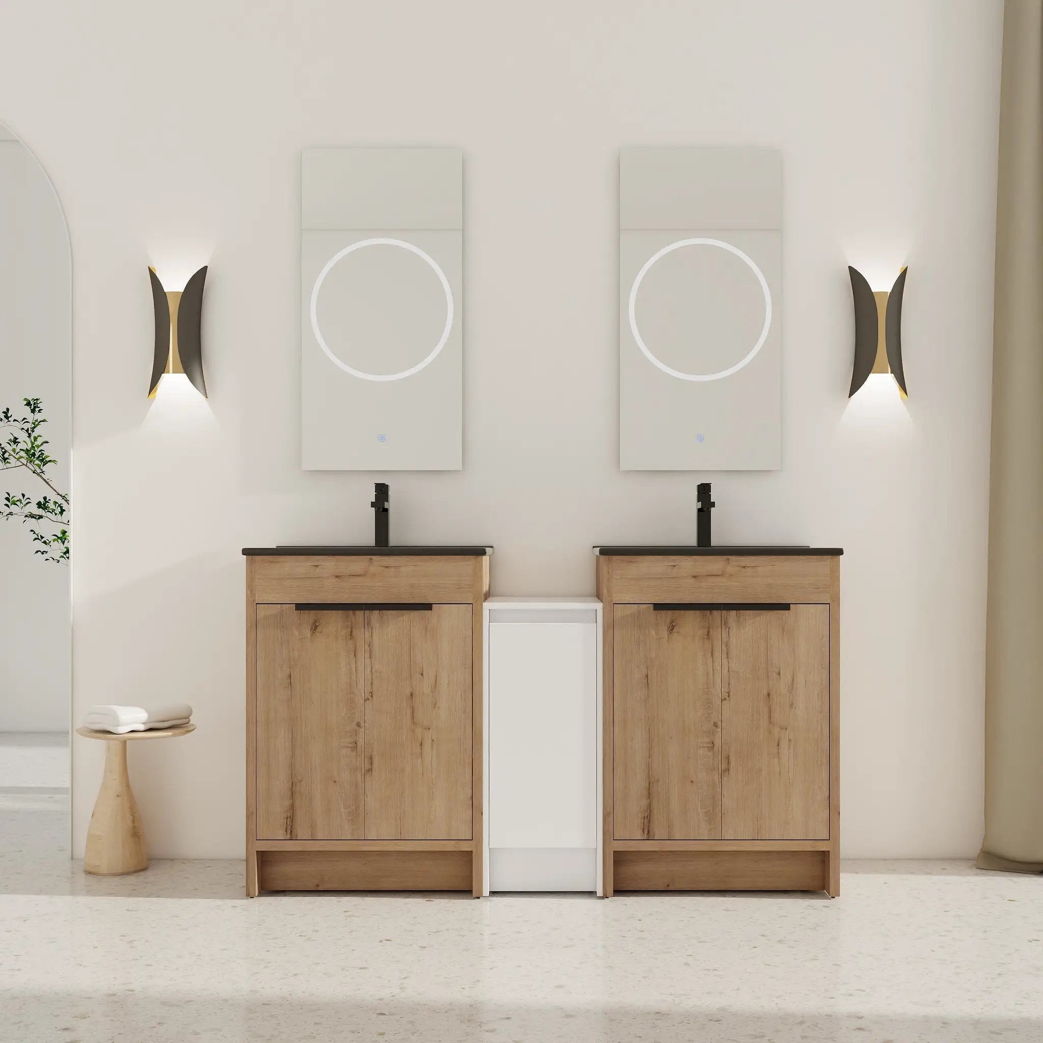 60 Inch Freestanding Bathroom Vanity by HouseOfZazla