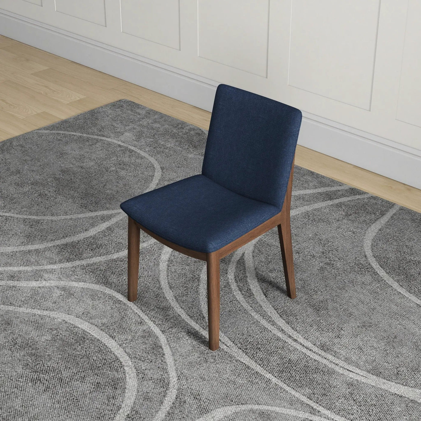 Laura - Mid-Century Modern Solid Wood Dining Chair (Set of 2) by HouseOfZazla