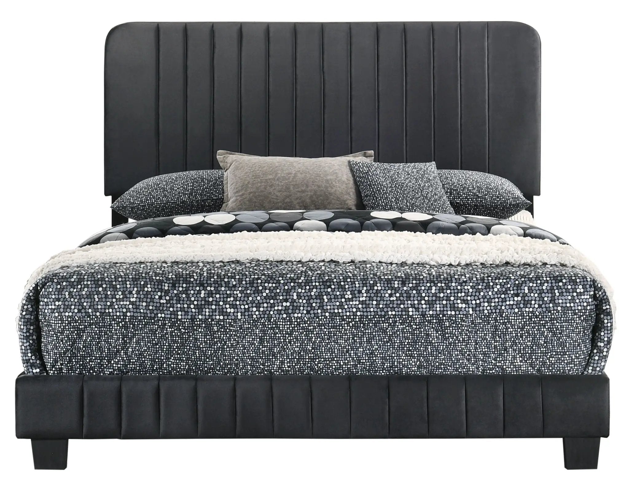 Channel Tufted Bed by Unique Piece Furniture