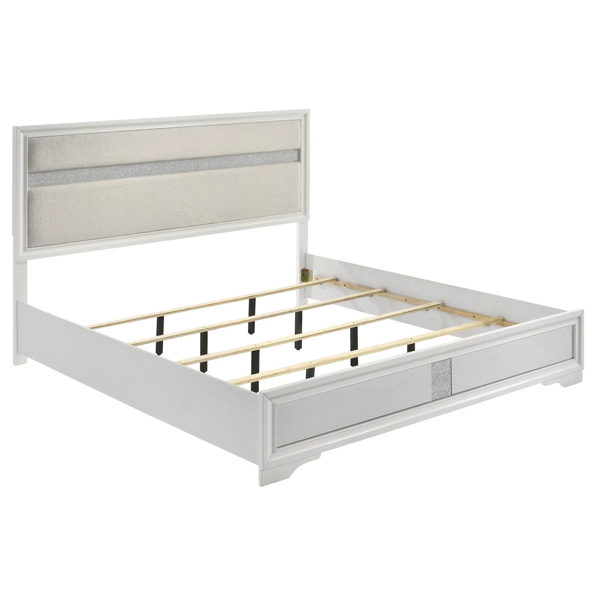 Miranda 4-piece Eastern King Bedroom Set White by Unique Piece Furniture
