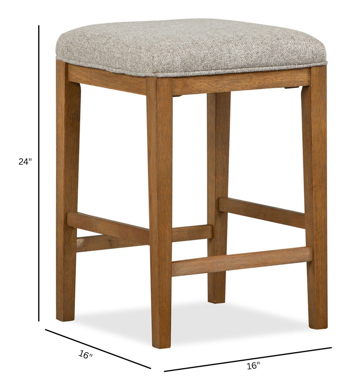 Lindon - Upholstered Stool, photo 7 of 13