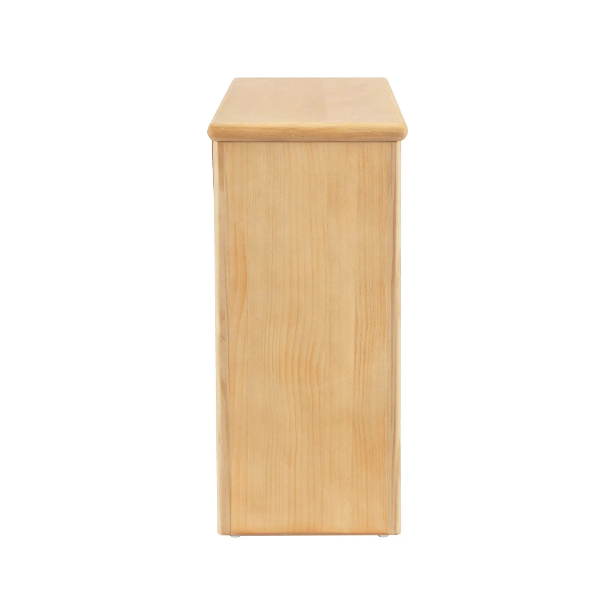 Fluted Console Table With Semi Circular Drawers - Natural by HouseOfZazla