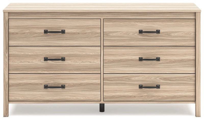 Battelle - Six Drawer Dresser - Tan by Unique Piece Furniture