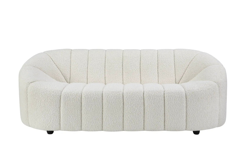 Osmash - Teddy Sherpa Sofa - White by HouseOfZazla