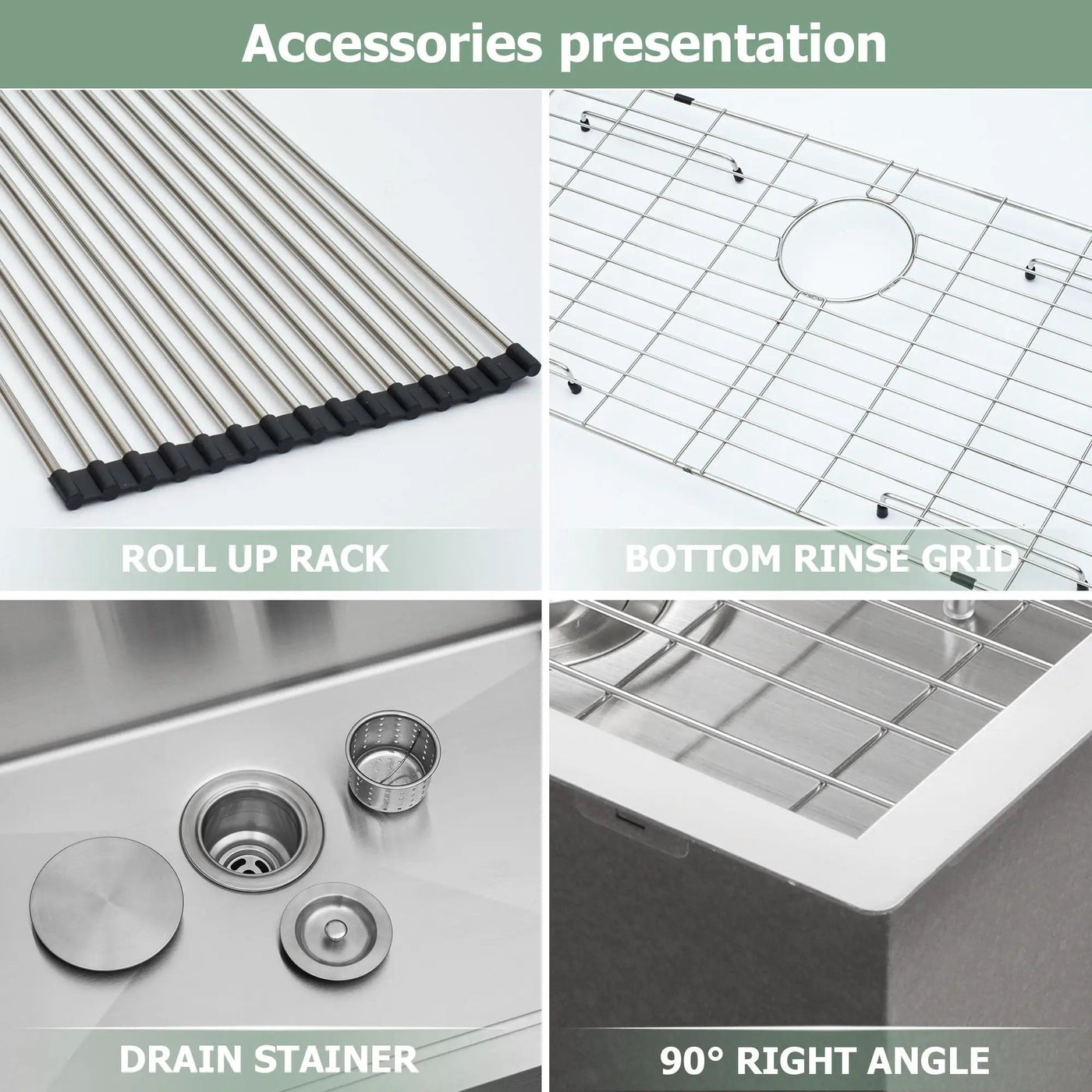 Stainless Steel Drop In Kitchen Sink, Topmount by HouseOfZazla