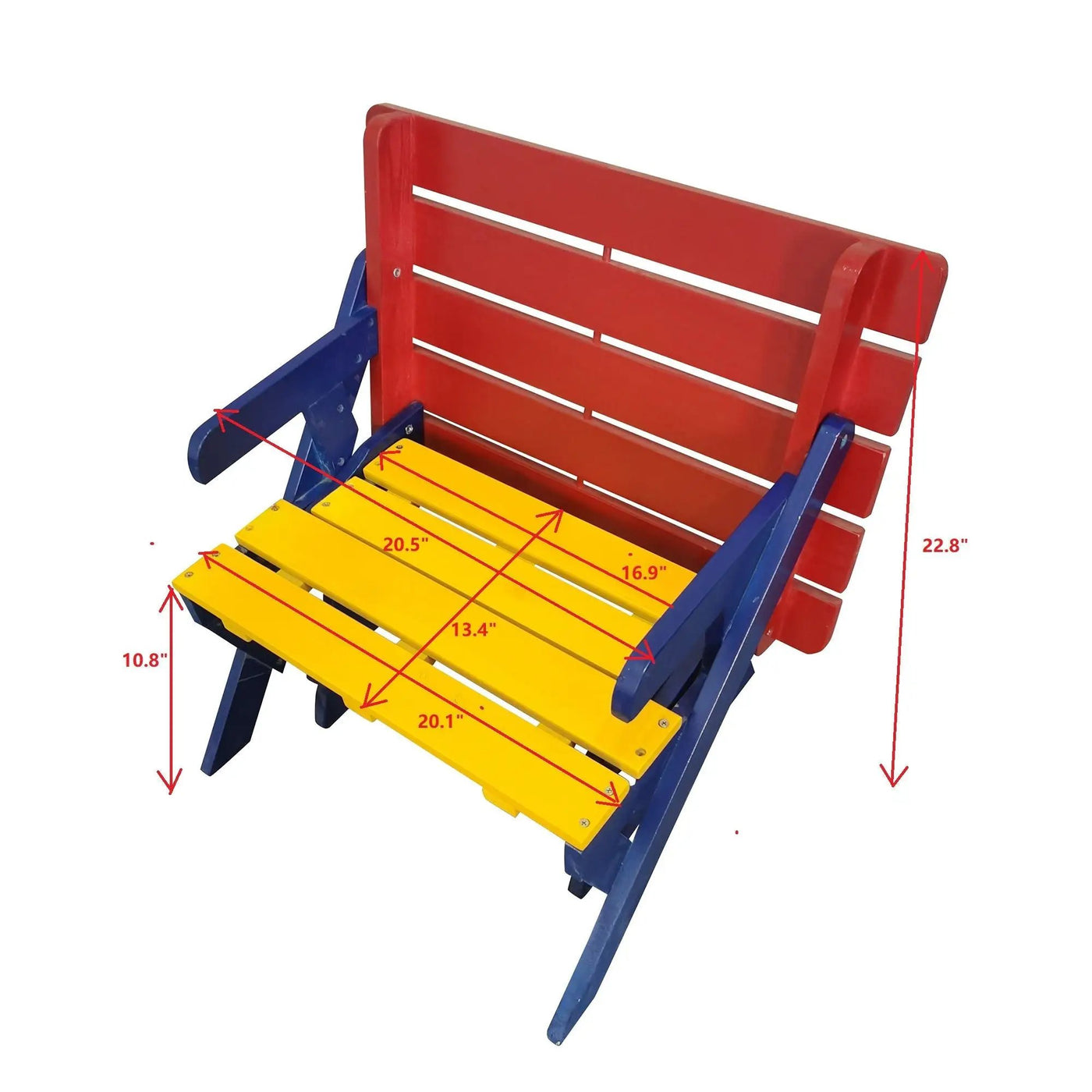 Kids Multi-Functional Arm Chair, Table With 2 Benches All-In-One Set by HouseOfZazla