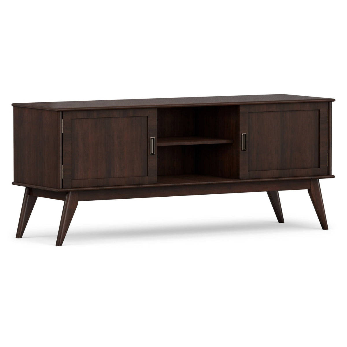 Draper - Handcrafted Mid Century Low TV Media Stand, photo 19 of 40