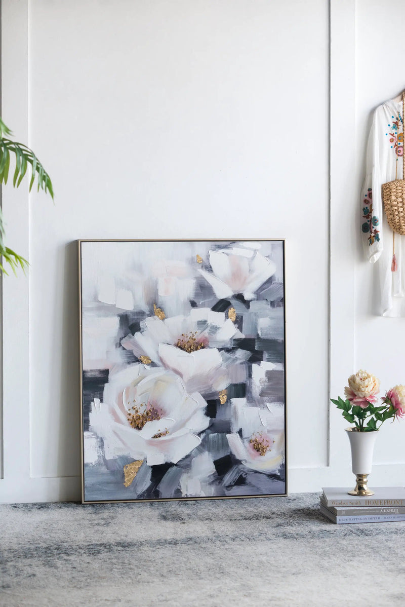 Sarah Framed Floral Wall Art, Large by HouseOfZazla