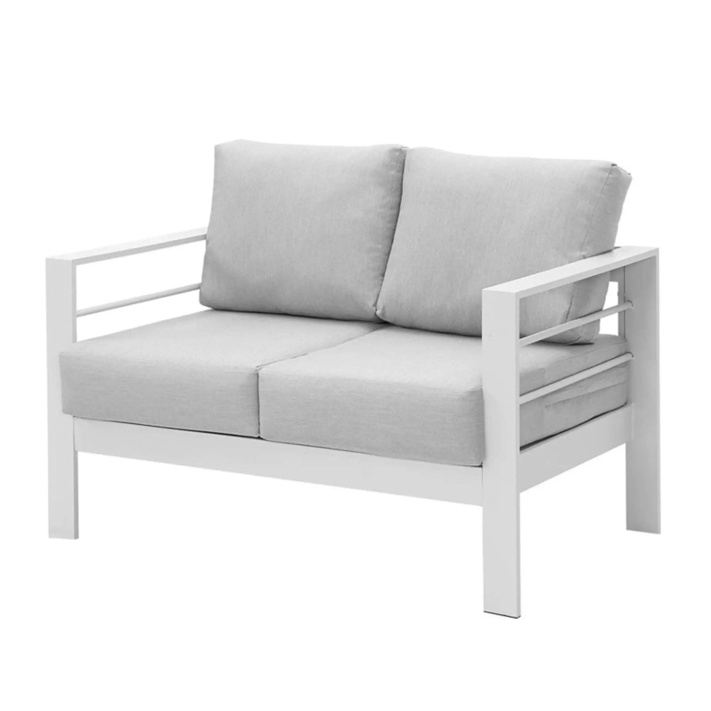 Patio All-Weather Loveseat With Thick Cushions by HouseOfZazla