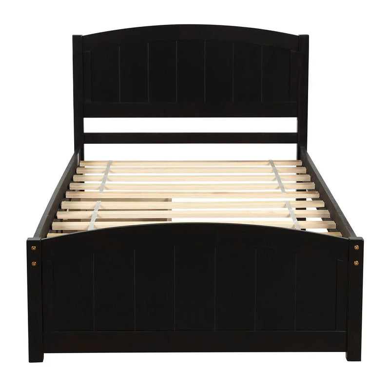 Platform Bed & Headboard, Footboard And Wood Slat Support by Unique Piece Furniture