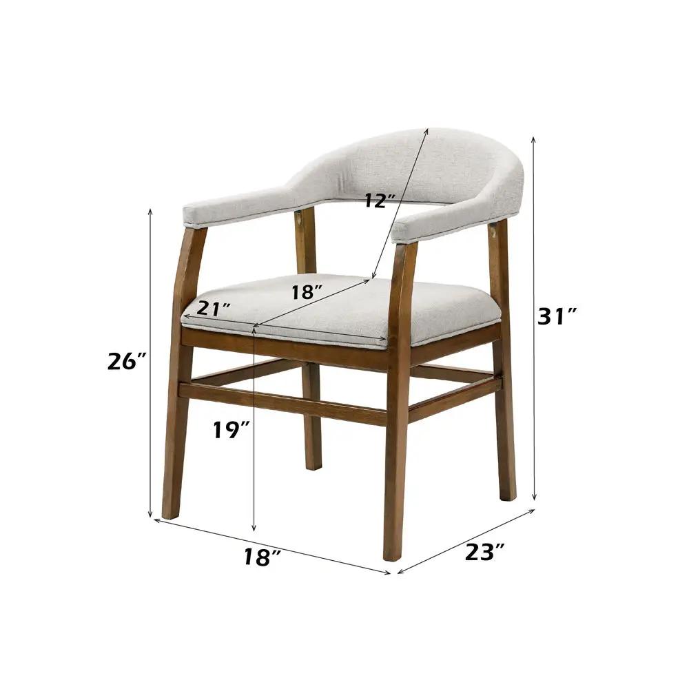 Darcy - Arm Chair (Set of 2) - Dark Walnut by Unique Piece Furniture
