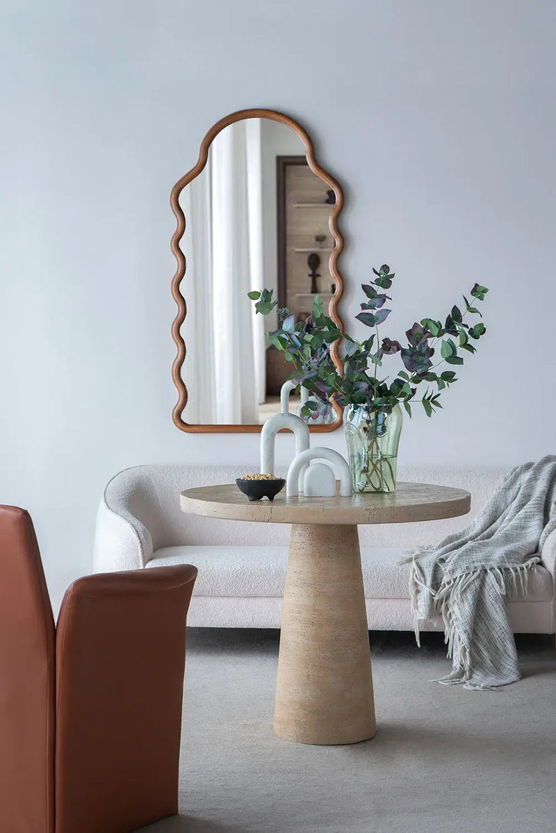Round Dining Table With Pedestal Base by HouseOfZazla