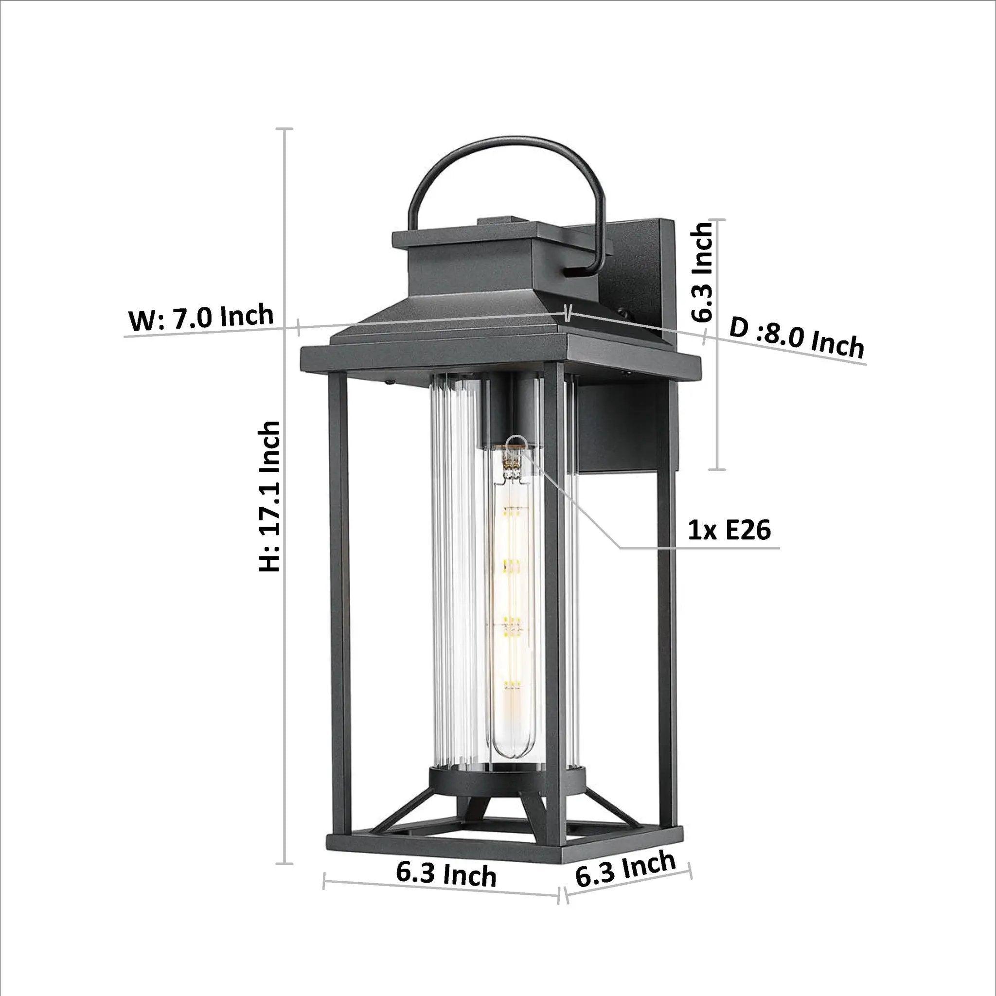 Textured Outdoor Porch Lights by HouseOfZazla