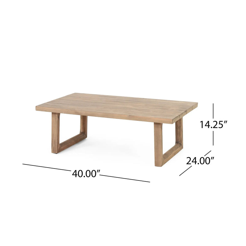 4-Piece Acacia Wood Patio Furniture Set by HouseOfZazla