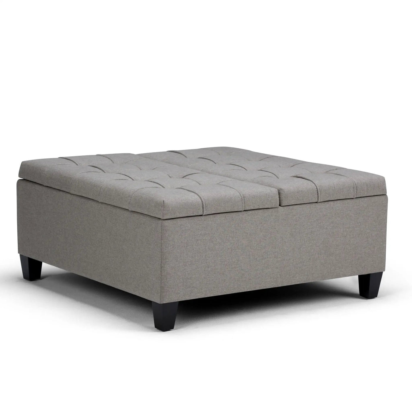 Harrison - Upholstered Coffee Table Storage Ottoman by HouseOfZazla