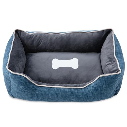 Small Dog Bed with Anti-Slip Bottom and Washable Cover by HouseOfZazla