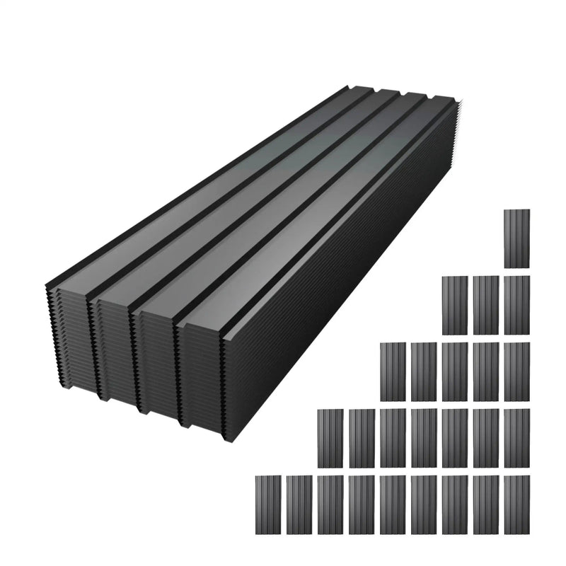Metal Roof Panel (72.8 In) - 25 Pack by HouseOfZazla