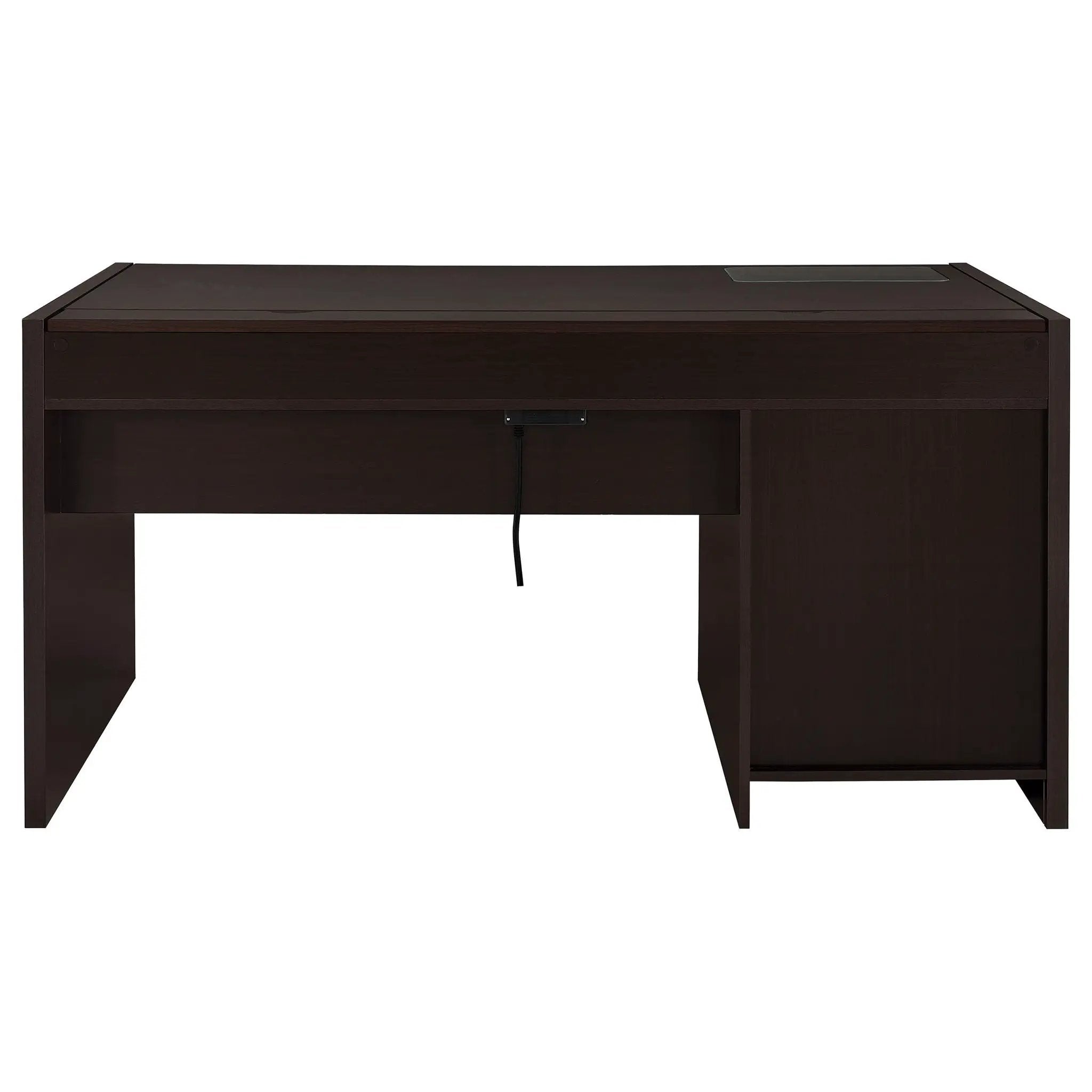 Halston 60-inch 3-drawer Office Computer Desk Cappuccino by Unique Piece Furniture