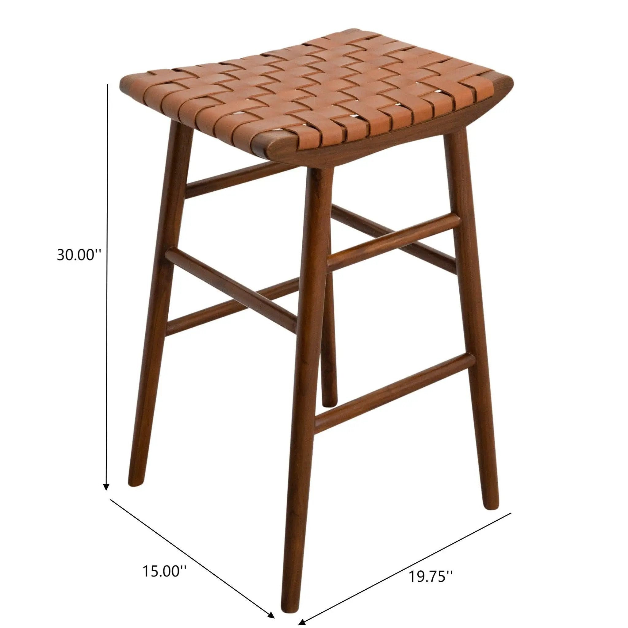 Maya - Stool - Rustic / Tan by HouseOfZazla