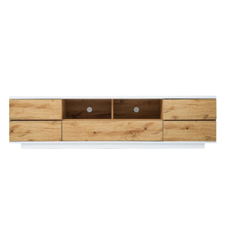Modern TV stand with Multi-Functional Storage by BLAKHOM