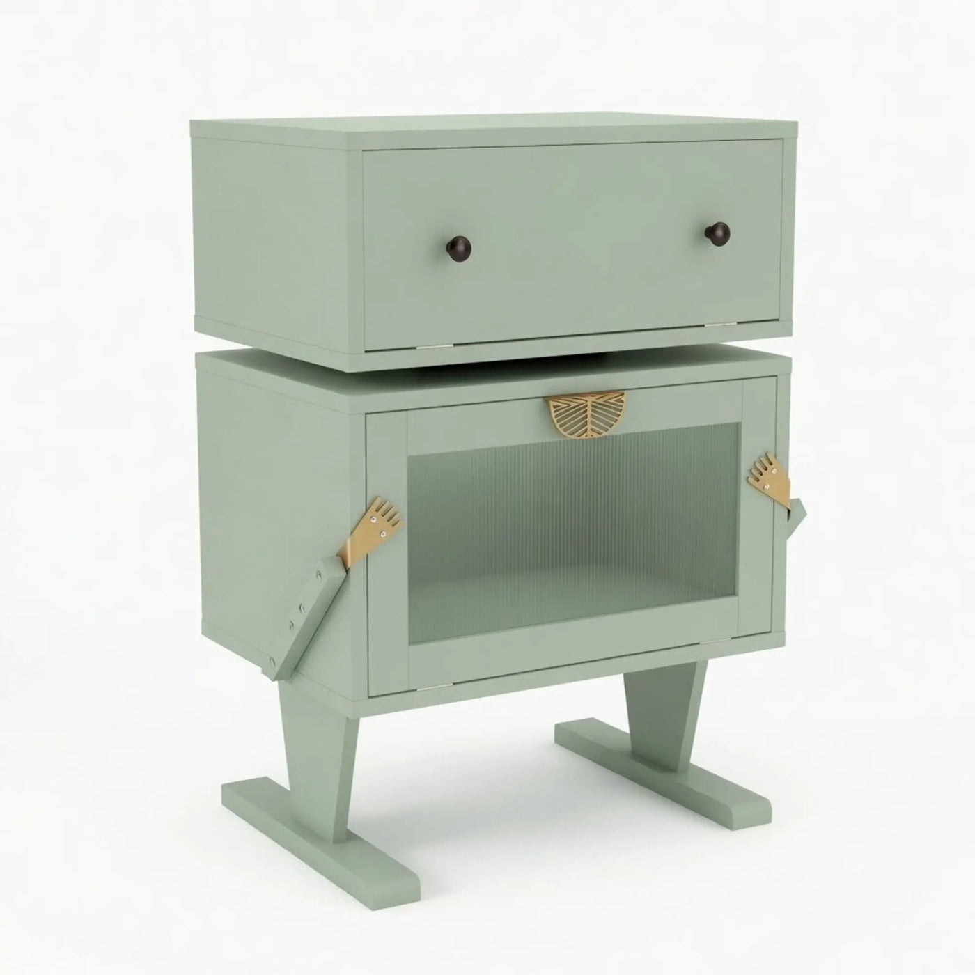 Robot LED Nightstand With 360° Rotating Drawer by HouseOfZazla