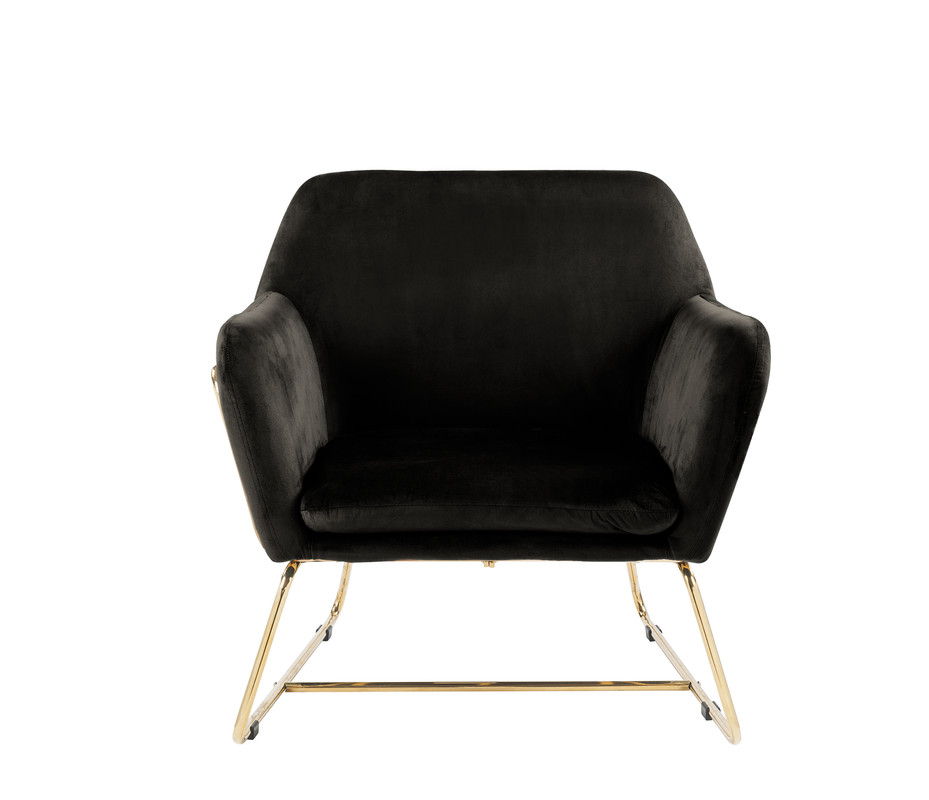 Keira Accent Chair With Metal Base, photo 11 of 18