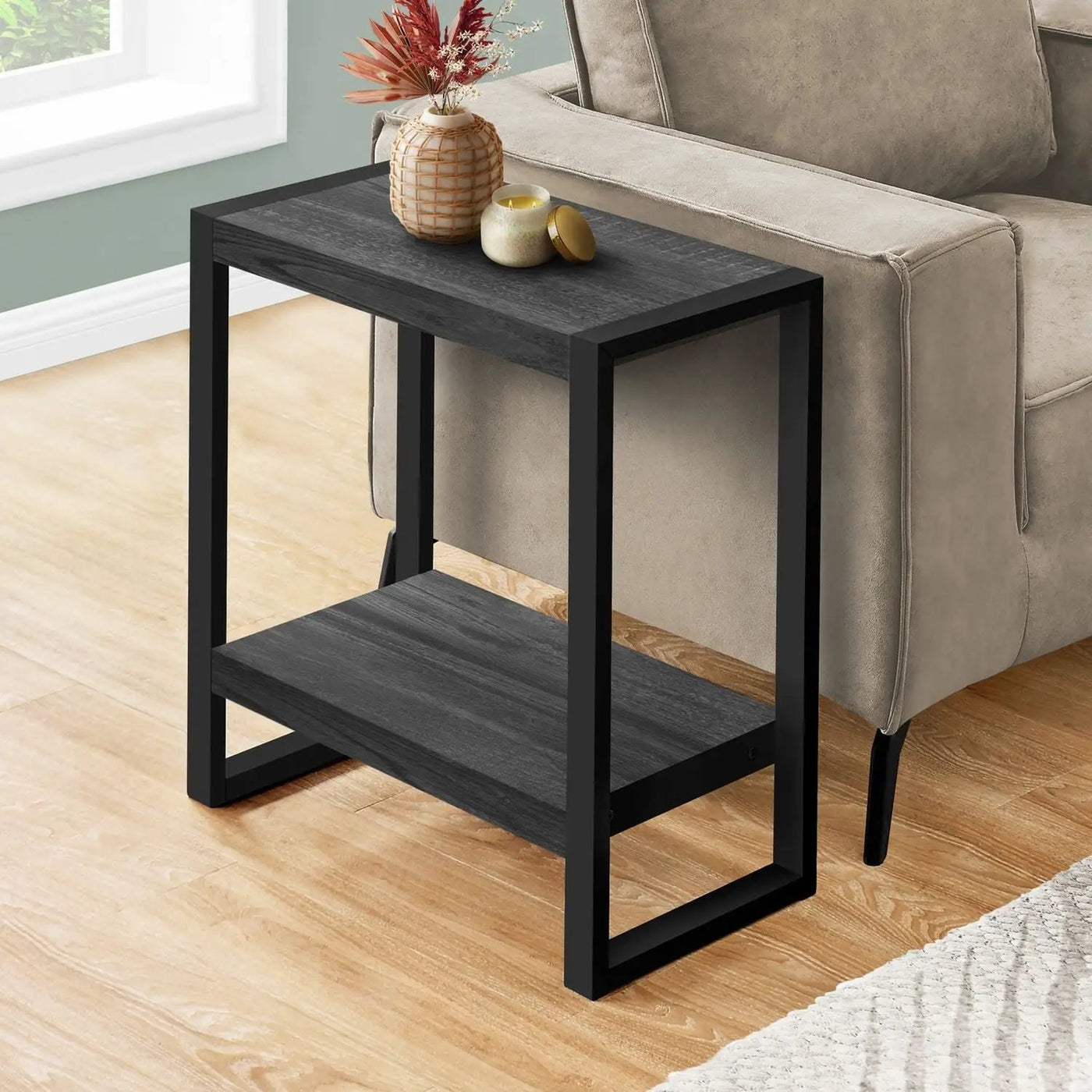 Accent Table, Side Industrial Flexible Placement by Unique Piece Furniture