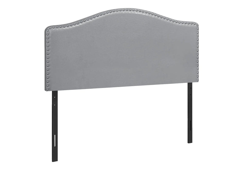Full Size, Bed Headboard Only, Upholstered Transitional - Gray by Unique Piece Furniture