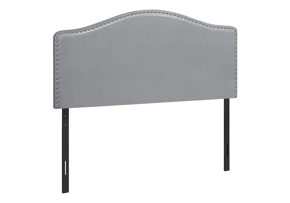 Full Size Upholstered Bed Headboard Only - Gray, photo 4 of 4