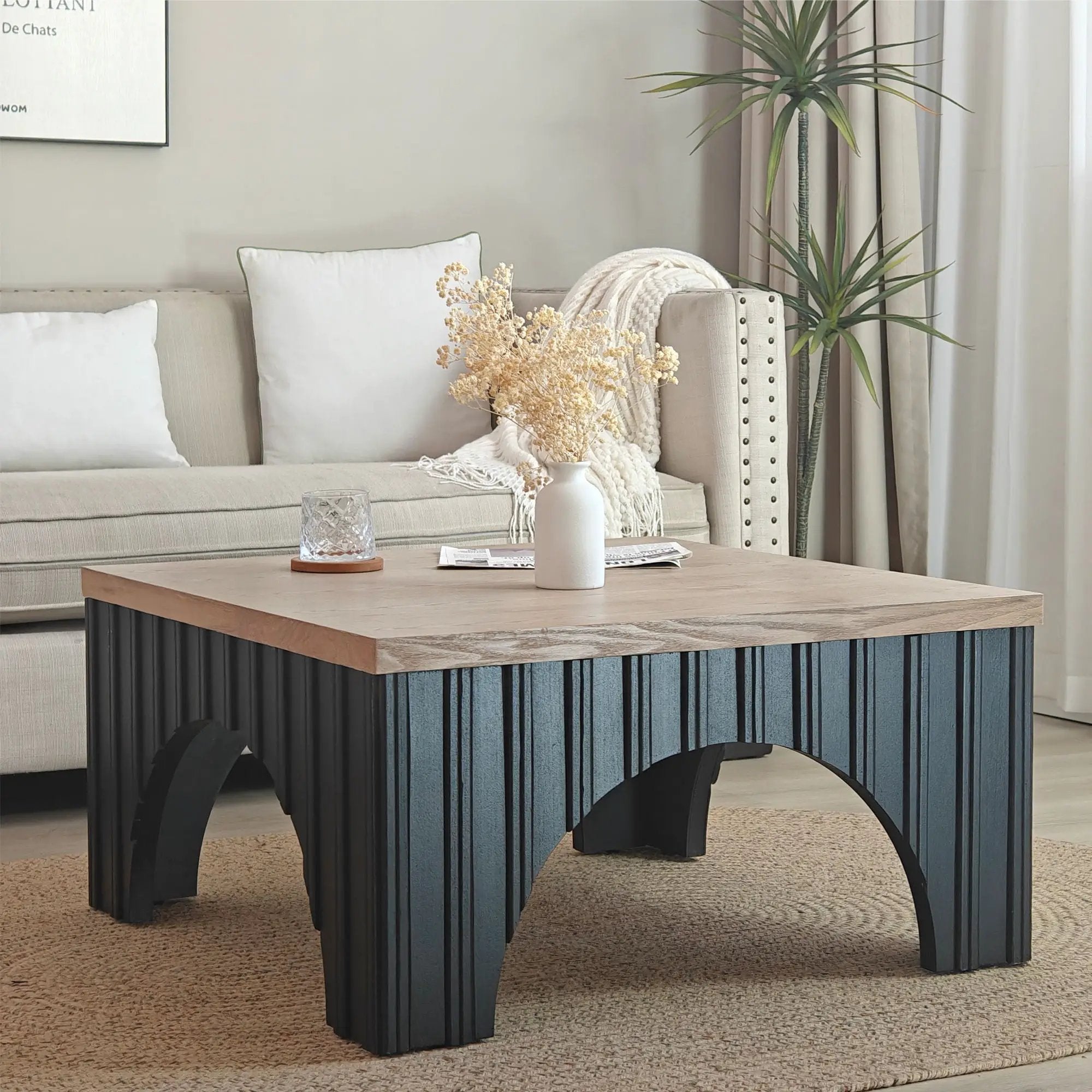 Arch Fluted Table by Unique Piece Furniture