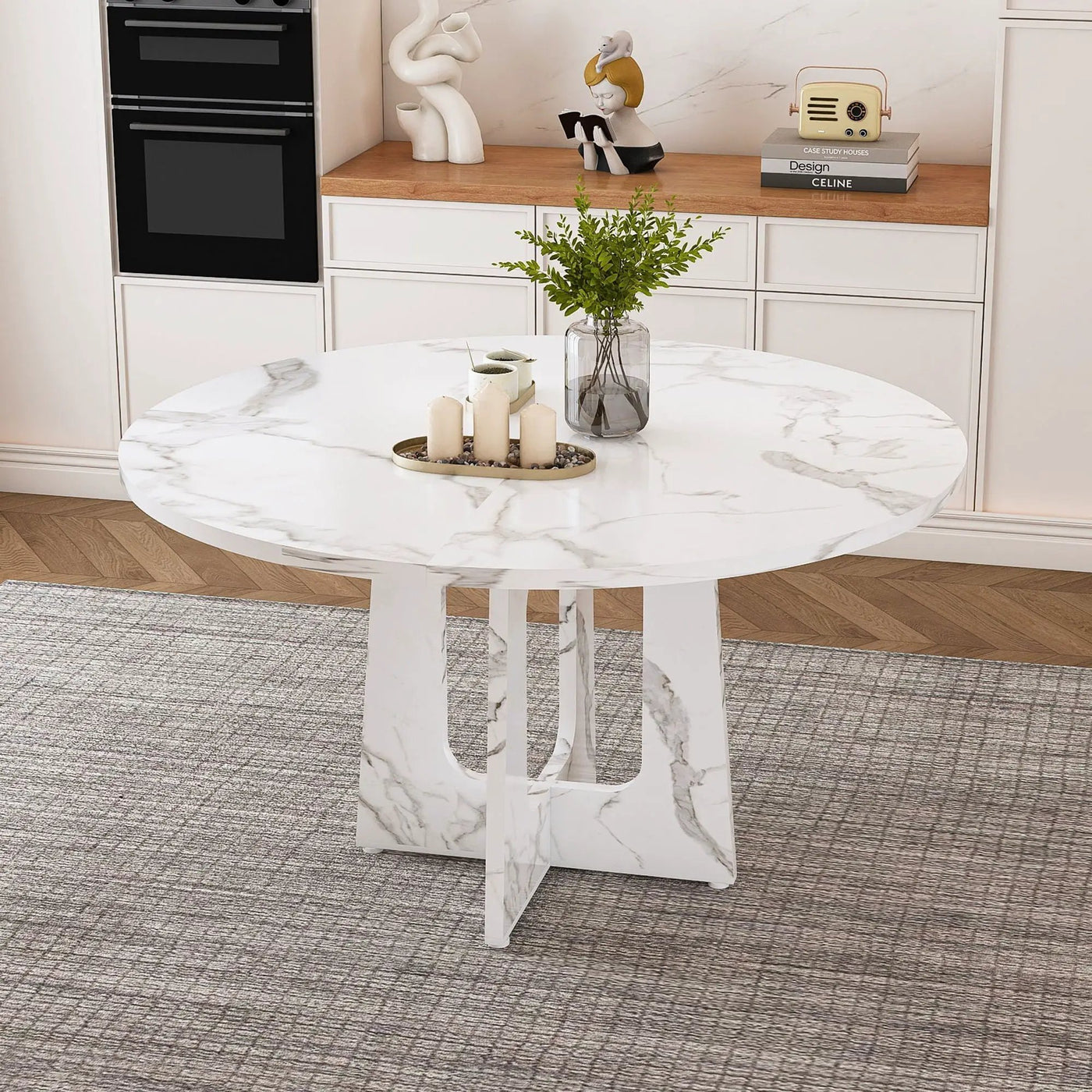 Round Dining Table For 4 by HouseOfZazla