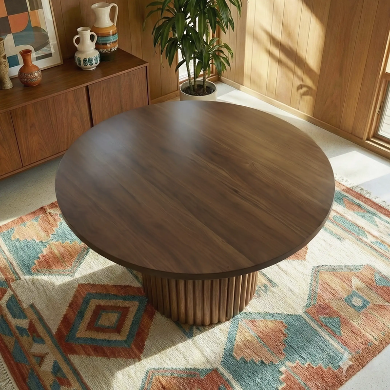 Merlin Solid Wood Dining Table by HouseOfZazla