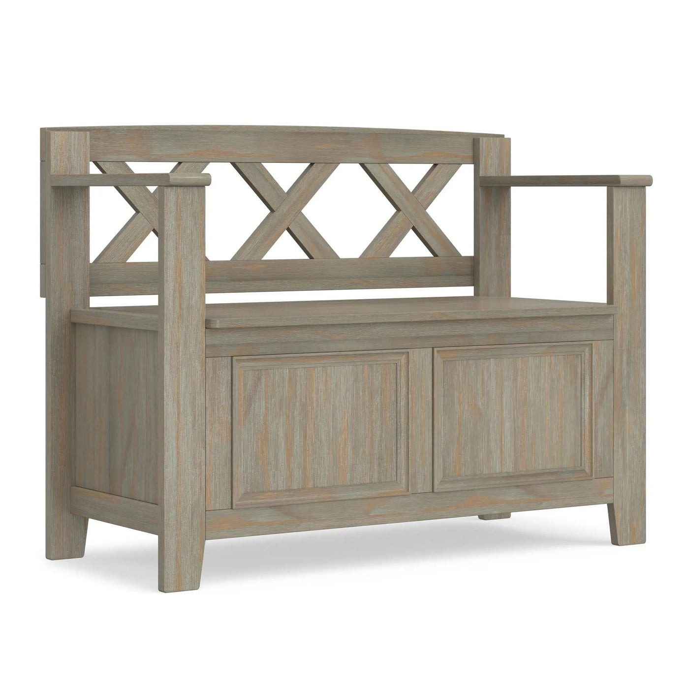 Amherst - Small Transitional Entryway Storage Bench by HouseOfZazla