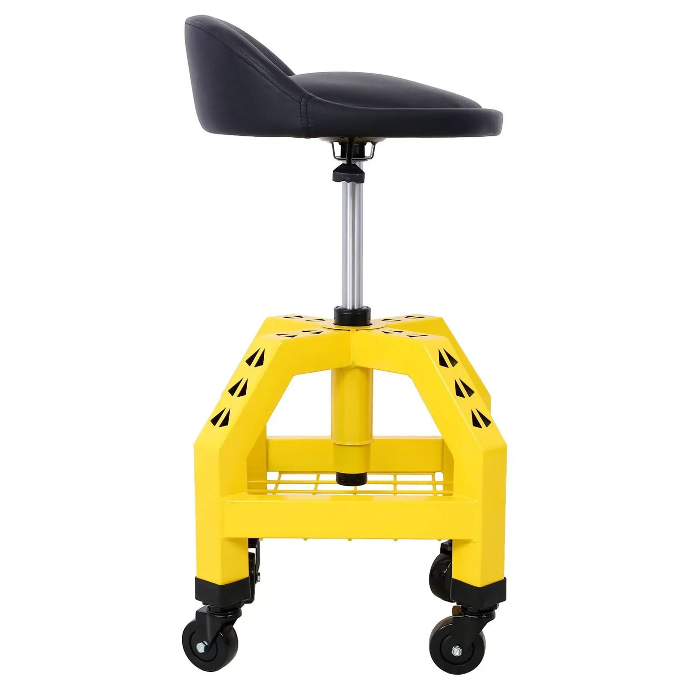 Pneumatic 360 Degree Swivel Stool, Mechanics Rolling Creeper Seat, Heavy Duty Rolling Mechanics Stool, Shop Stool With Casters by HouseOfZazla