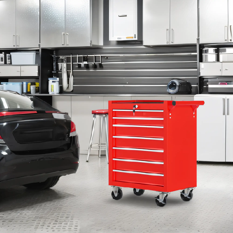 Rolling Tool Chest with 7-Drawer Tool Box by HouseOfZazla
