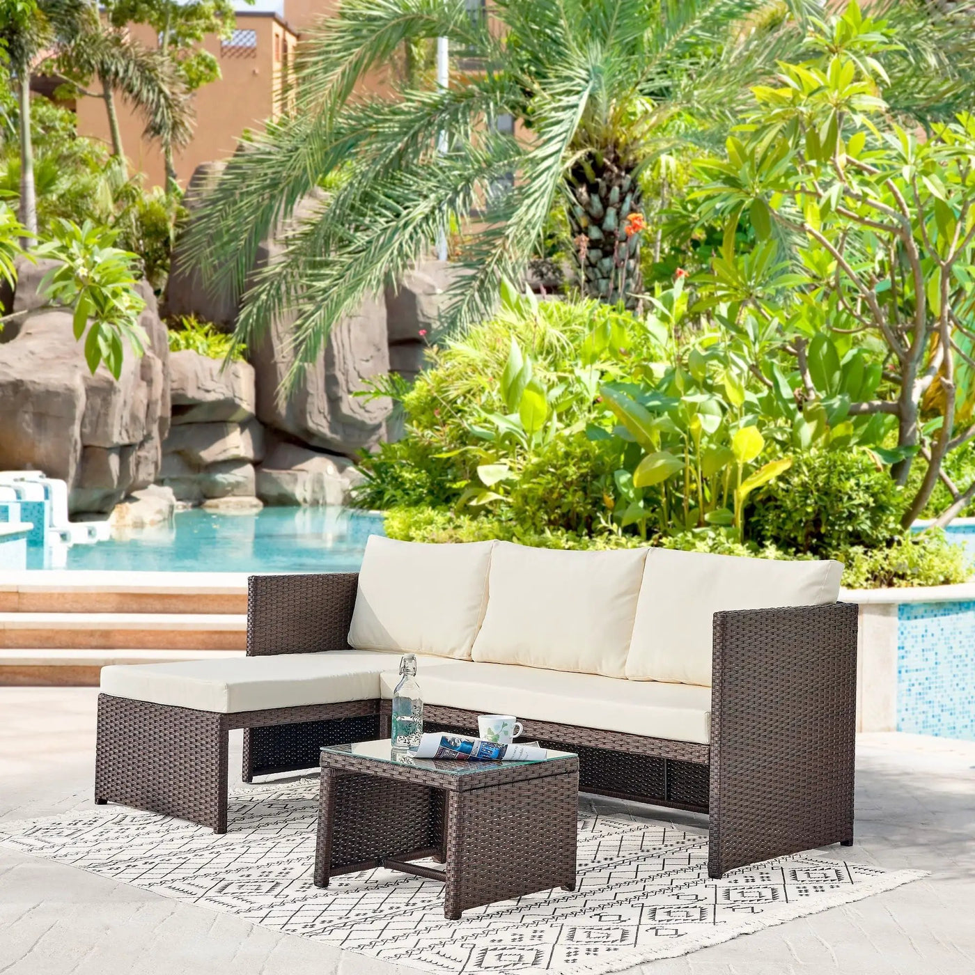 Menton - 3 Piece Sectional Set by HouseOfZazla