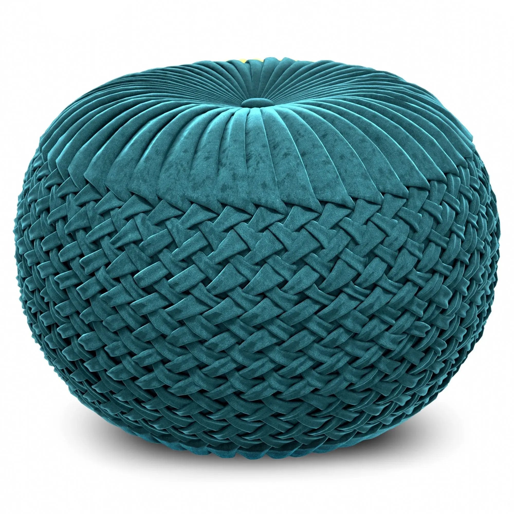 Grafton - Handcrafted Round Pouf by Unique Piece Furniture