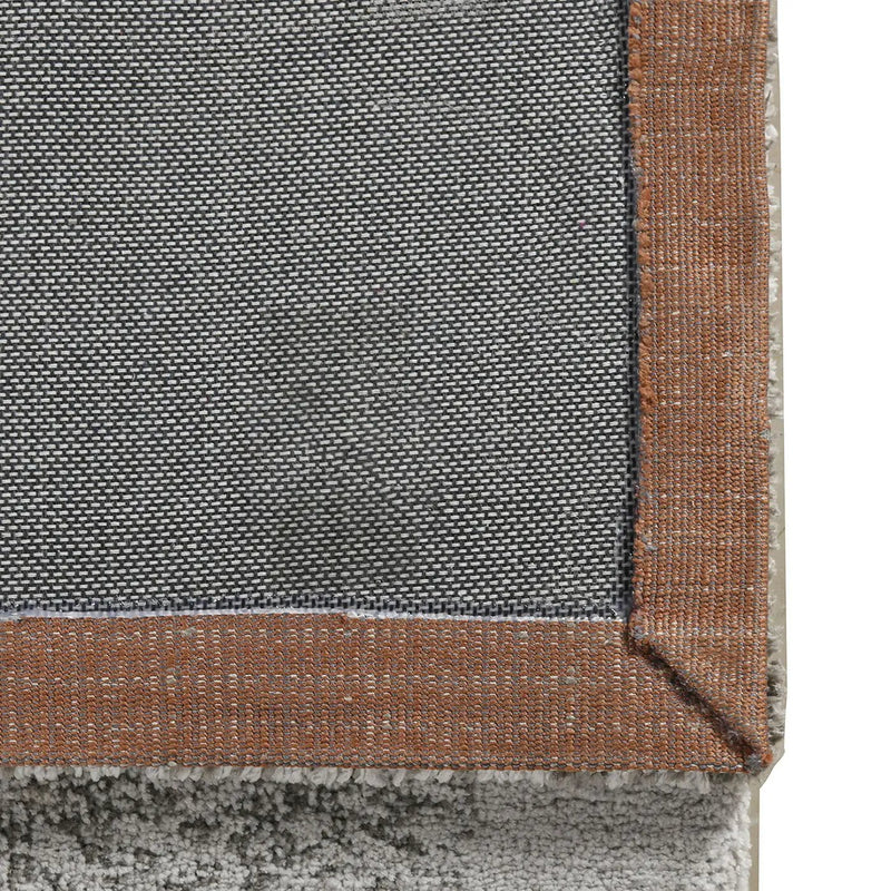 Quarry - 5' X 6.5' Abstract Area Rug - Gray / Orange by HouseOfZazla