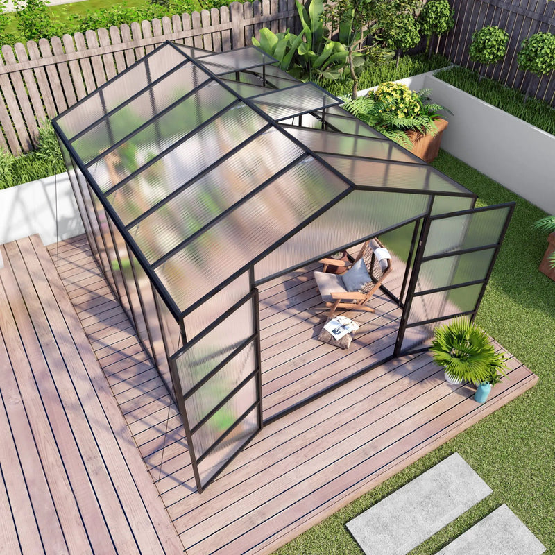 Gain Height Windproof house All Season Outdoor Garden Shelter by HouseOfZazla