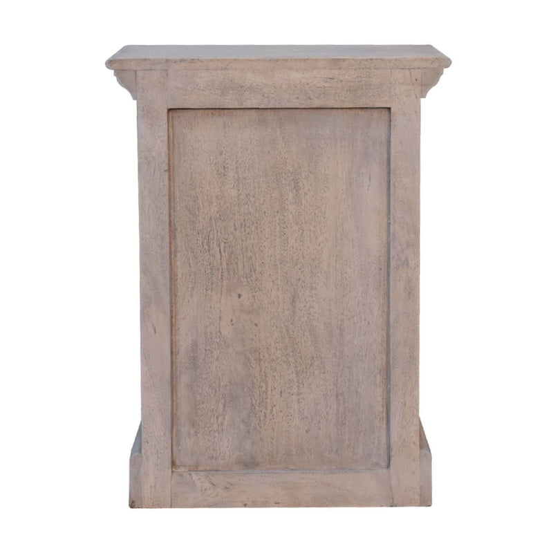 Glazed Bedside Table - Stone White by HouseOfZazla