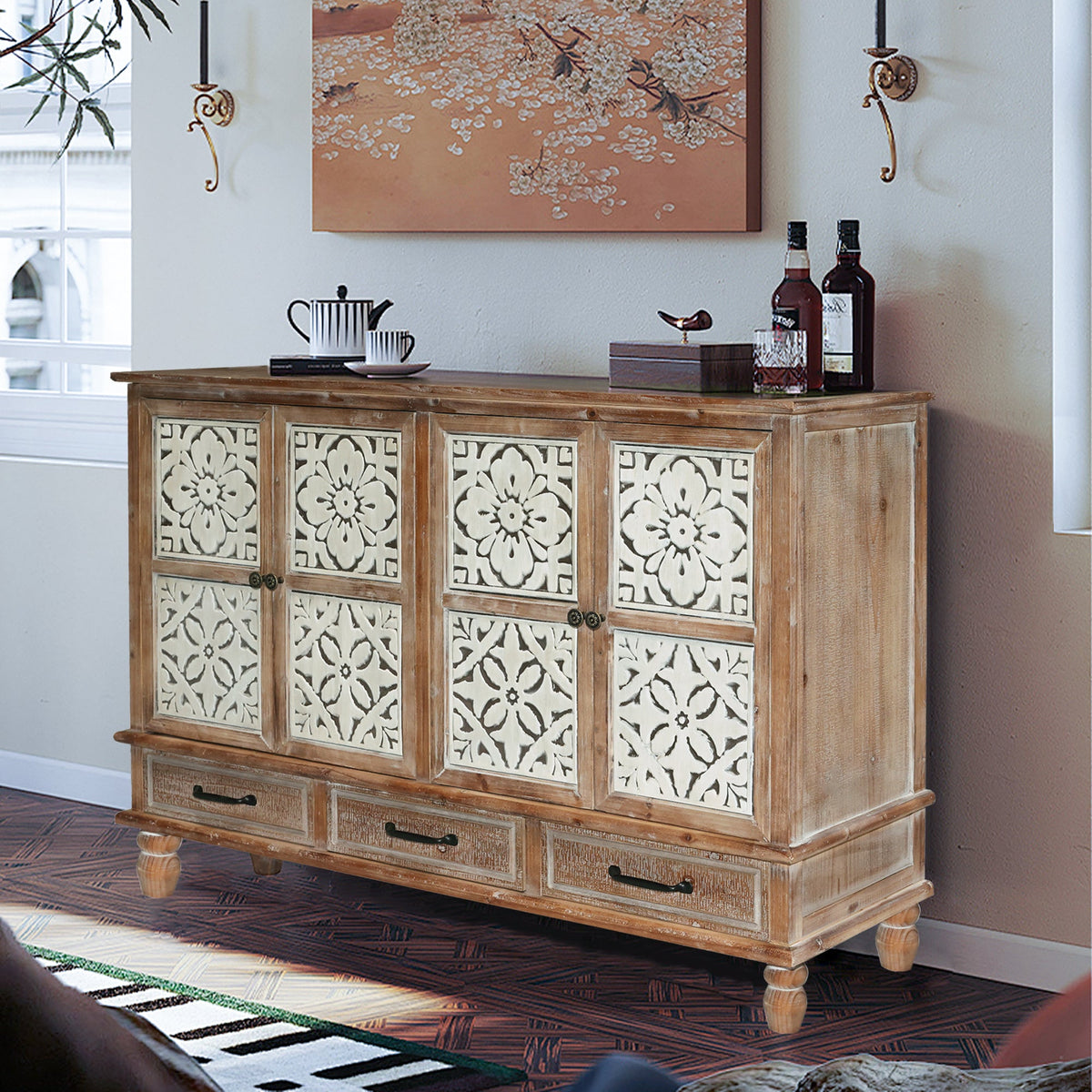 59.06" Chic Sideboard Buffet Cabinet, photo 5 of 10