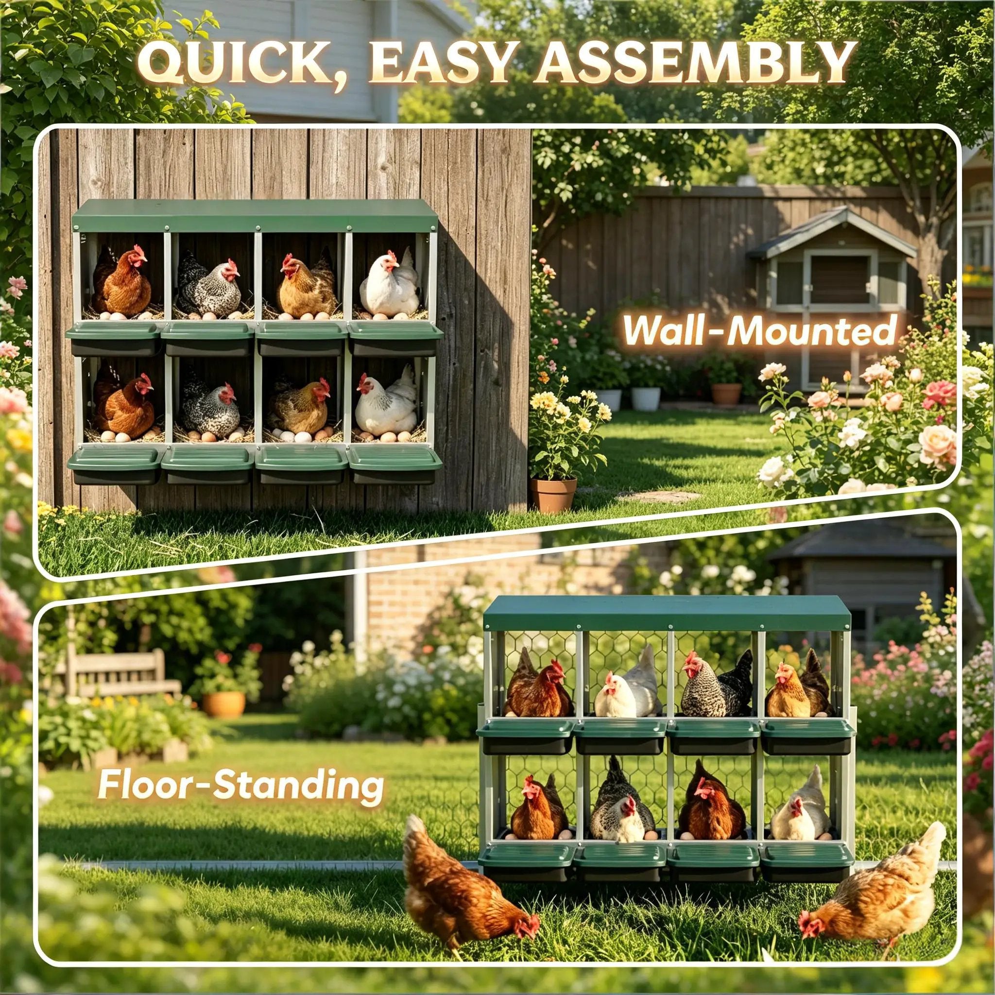 Egg Laying Boxes, Metal Nesting Boxes, Chicken Nesting Boxes by HouseOfZazla