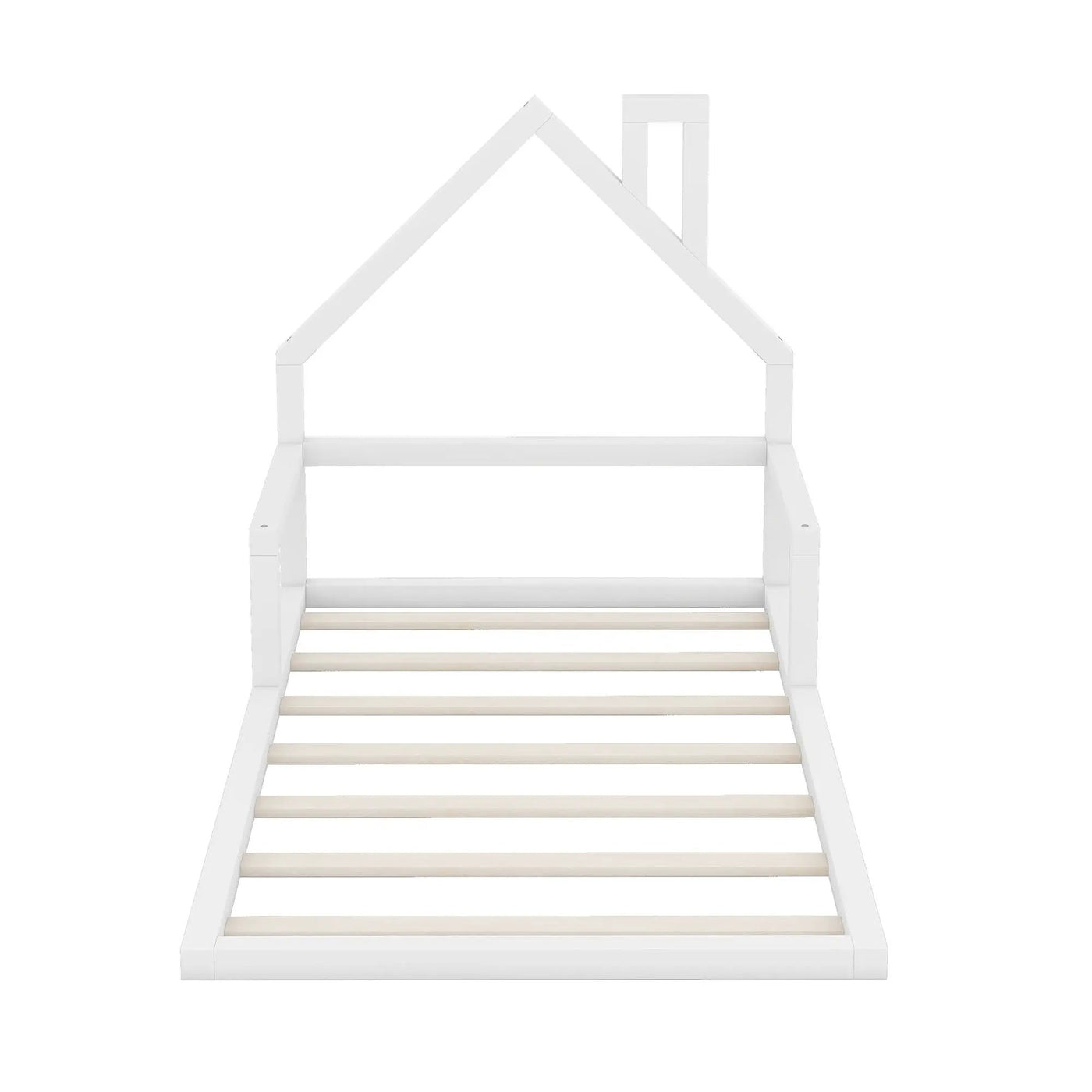 Floor Bed With House Shaped Headboard by HouseOfZazla