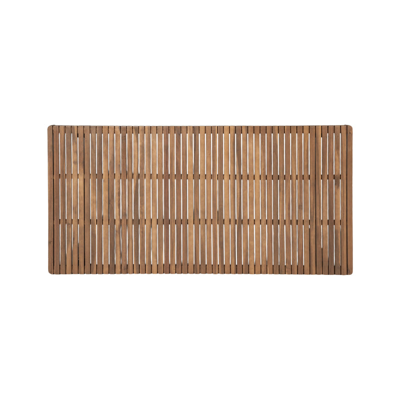 7-Piece Outdoor Acacia Wood Dining Set, 69" Rectangular Patio Table & 6 Mix by HouseOfZazla