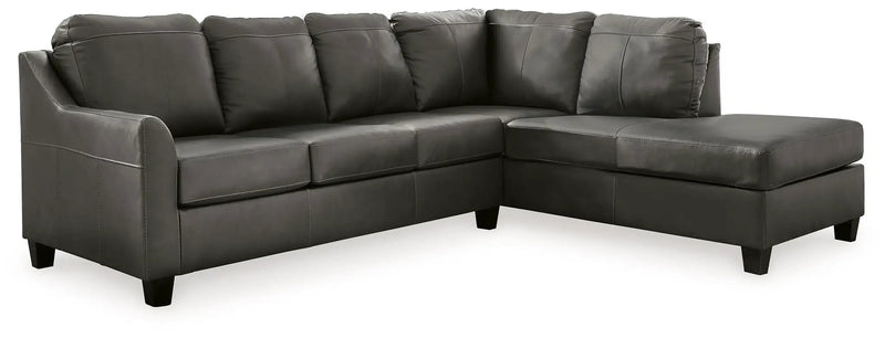 Valderno - 2-Piece Sectional With Raf Corner Chaise - Fog by Unique Piece Furniture