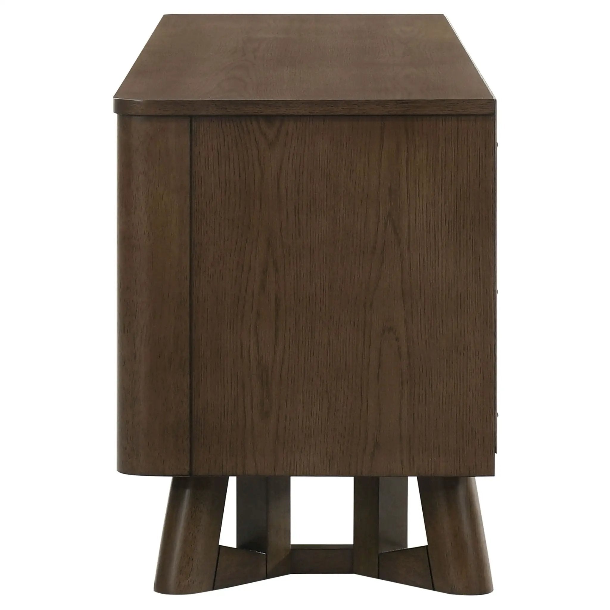 Trotter 71-inch 4-Door Wood TV Stand Media Console Brown by Unique Piece Furniture
