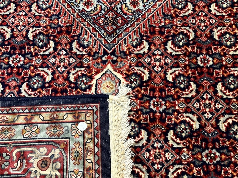 Indo Persian Bijar Rug 6x9, Hand Knotted Wool Carpet by Jewel Rugs