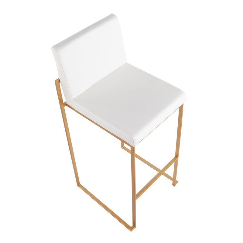 Fuji - Contemporary Design High Back Barstool by Unique Piece Furniture