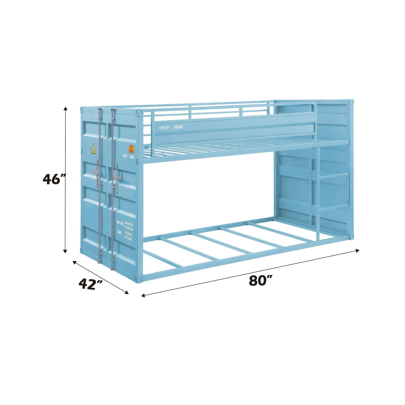 Cargo Twin Over Twin Bunk Bed by HouseOfZazla