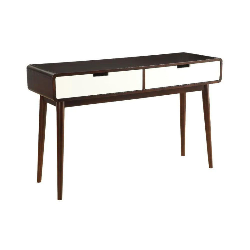 Christa - Sofa Table - White & Espresso by Unique Piece Furniture